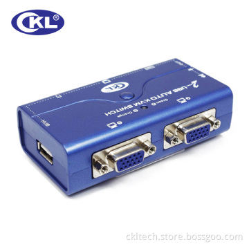 Mini 2 Port USB Kvm Switch with Audio